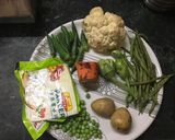 A picture of step 1 of Veg Tawa Masala.