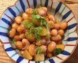 A picture of step 8 of Beans with Fresh Tomato and Herbs.