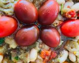 A picture of step 4 of Aubergine and cannellini bean salad.