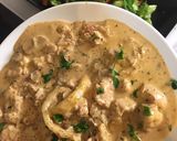 صورة لخطوة 5 من وصفة صدور دجاج بالليمون والفطر والكريمة 🥘