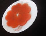 A picture of step 3 of Watermelon agar agar.