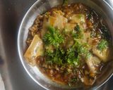 A picture of step 7 of Methi fenugreek seeds and papad sabji.