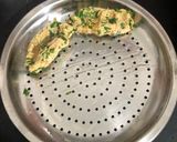 A picture of step 3 of Methi palak muthiya dhokla.