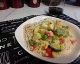 Foto del paso 4 de la receta: Spaghetti con verduras salteadas