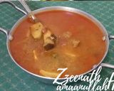 A picture of step 5 of Hyderabadi Arvi Gosht ka Sherwa.