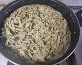 Foto del paso 5 de la receta: Cintas con calabacín al pesto