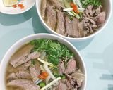 Hình bước làm 5 của món Phở Bò Tái Chín