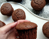 Foto del paso 4 de la receta: Muffin de chocolate, relleno 🍓 🧁