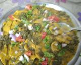 मूली के पत्ते की ढोकली (mooli ke patte ki dhokli recipe in Hindi) रेसिपी चरण 6 फोटो