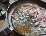 A picture of step 3 of French beens with peanuts crushed bhaji.
