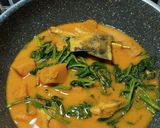 Foto langkah ke 3 dari resep Santan labu kuning ikan asin.