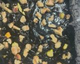A picture of step 5 of Chocolate Walnut fudge.