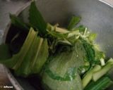 蒜香小松菜的食譜步驟1照片