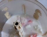 A picture of step 2 of Curd Lassi with dry fruit.