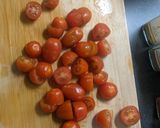 A picture of step 1 of Shakshouka.