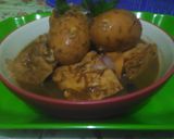 Foto langkah ke 5 dari resep Semur T2 telur+tahu ma2 Rakha.