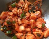 A picture of step 9 of Spicy Tawa Idli.