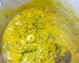 A picture of step 8 of Ogbono soup.
