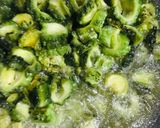 A picture of step 1 of Karele Qeema.