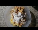 A picture of step 2 of Potatoes Maggi roll.