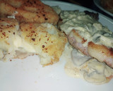 Foto del paso 5 de la receta: Bife de chorizo con salsa de champiñones y queso roquefort