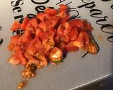 Une image de l'étape 7 de Salade de feuille de chêne aux tomates, courgettes et mortadelle de Bologne.