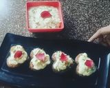 A picture of step 6 of Shahi Toast hearts.