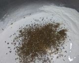 A picture of step 2 of Layered mathri.