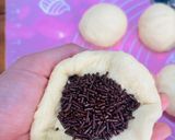 Foto langkah ke 3 dari resep Roti Coklat Bentuk Jamur.