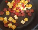 Chilli, Cheese, Chorizo Linguine recipe step 4 photo