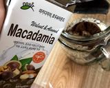 Hình bước làm 1 của món #Eatclean: Yến mạch sữa macca hạnh nhân nho khô