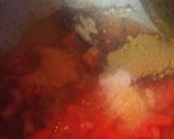 A picture of step 2 of Aloo Baingan.