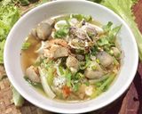 รูปขั้นตอนการทำที่ 2 ของ ข้าวต้มหมึกกุ้ง