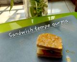Foto langkah ke 2 dari resep Sandwich Tempe Qurma (toping madu).