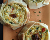 Foto del paso 4 de la receta: Canastitas de espinaca, ricota y zanahoria
