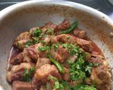 A picture of step 4 of Karahi Gosht.