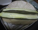 Foto del paso 5 de la receta: Calabacín relleno de puré con gambas y jamón