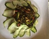A picture of step 5 of Moringa salad🥗.