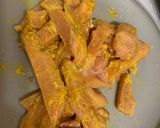 A picture of step 1 of Mustard Chicken.