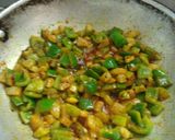 A picture of step 6 of Cucumber- Capsicum Sabji.