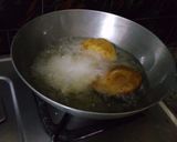 A picture of step 7 of Kakara (Odia Pitha).