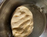 A picture of step 8 of Kathiyawadi Bharwa Baingan & Potato Sabji.
