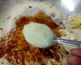A picture of step 4 of Rajasthani Tikkad.