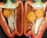 Foto del paso 3 de la receta: Pimiento rojo relleno asado "freidora de aire"