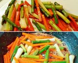 Foto del paso 3 de la receta Dorada a la sal con verduras