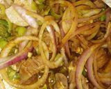 A picture of step 1 of Jollof couscous.