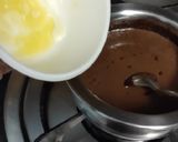 A picture of step 8 of Chocolate ganache cake.