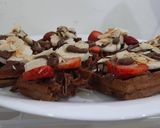 صورة لخطوة 9 من وصفة لي كوفر روعة 😋🧇🍫🍌🍓🧇