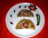 A picture of step 3 of Leftover Rice Omelette.
