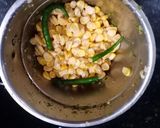 A picture of step 1 of Sweetcorn Upma.